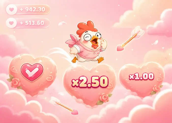 Chicken Heart Slot baner